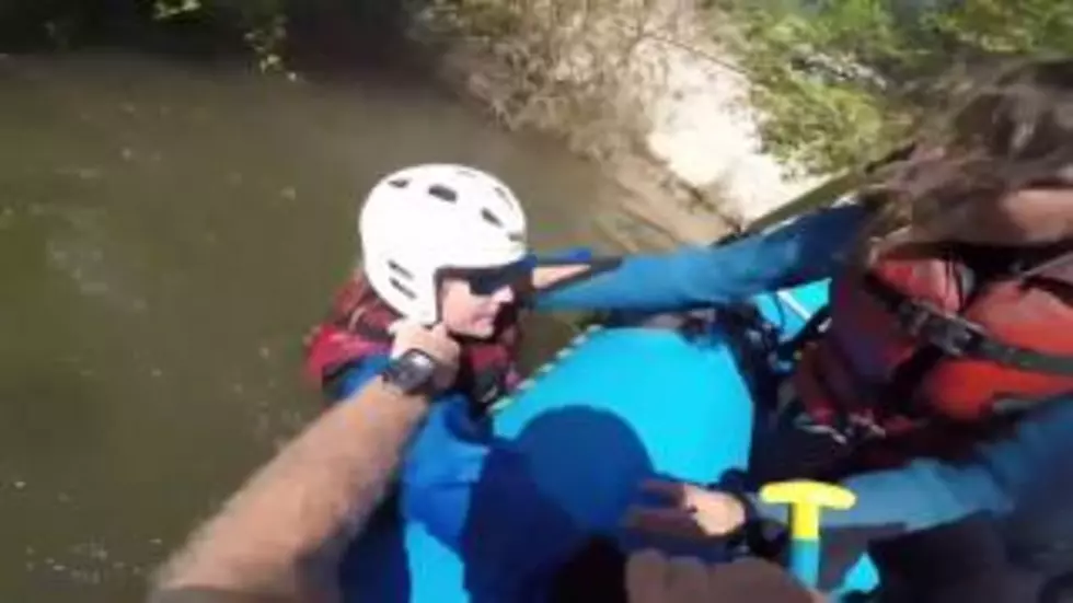 A Kid Falls Out Of A Whitewater Raft- [VIRAL VIDEO]