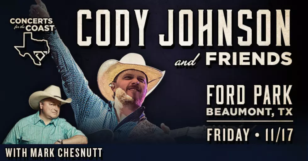 ‘Concerts For The Coast’ Featuring Cody Johnson & Friends Set For November