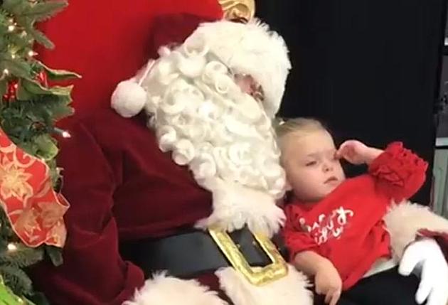 A Texas Toddler Tells Santa She Wants A Nap