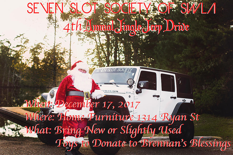 Seven Slot Society To Hold 4th Annual Jingle Jeep Drive Dec. 17