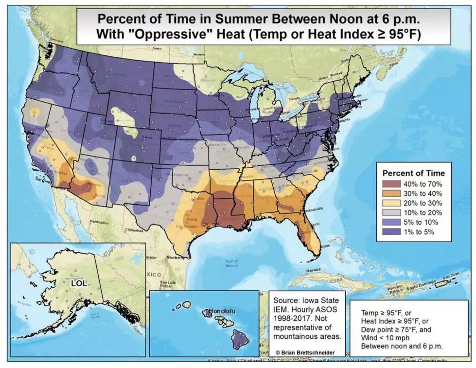 Louisiana has the WORST Summers. Literally.