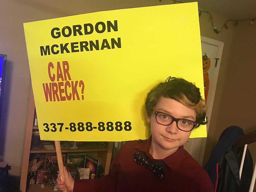Yeah, My Kid Went As A Gordon McKernan Billboard For Halloween