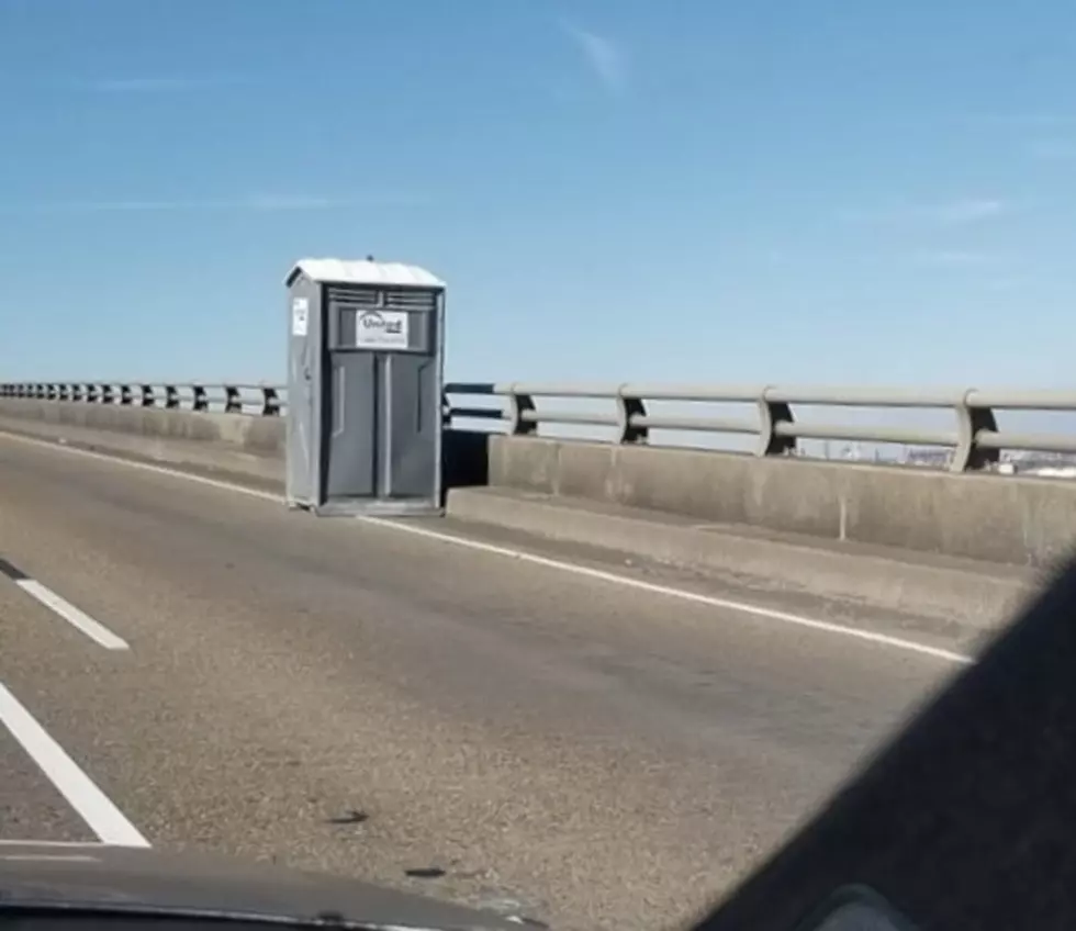 If You’re Stuck In Traffic, 210 Bridge Now Equipped With A Porta Potty