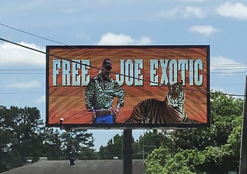 Free Joe Exotic Billboard Pops Up In Deridder