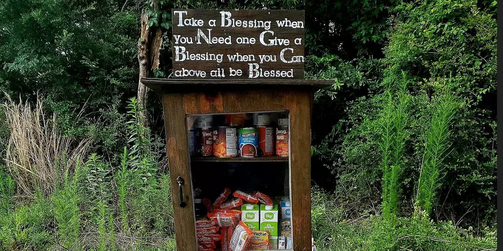 Blessing Box Helps the Needy in Moss Bluff