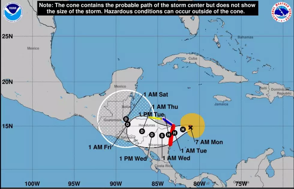 Eta Track May Head To Gulf Of Mexico After Landfall In Nicaragua