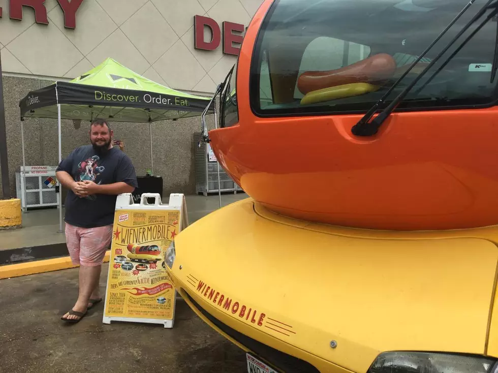 The Wienermobile In Lake Charles and Headed to Pirate Festival