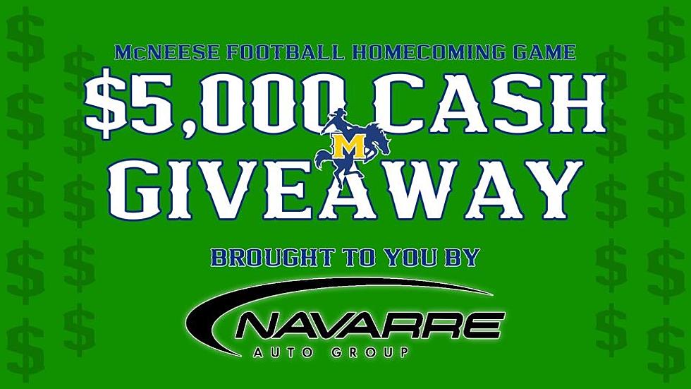 You Could Win $5,000 at Saturday’s McNeese Football Game!