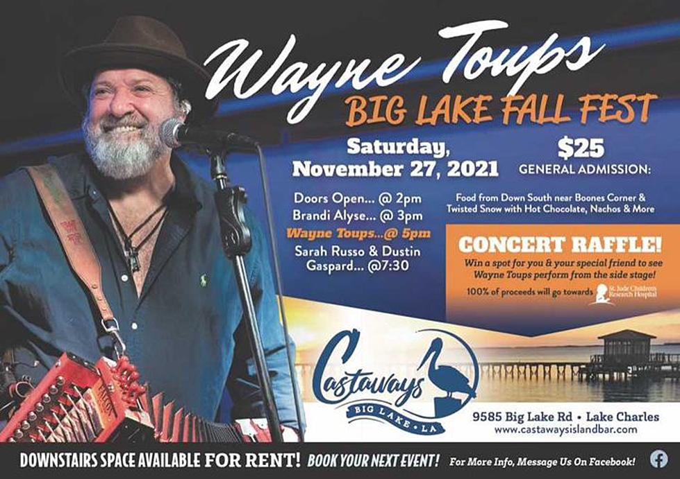 Wayne Toups Set to Play in Big Lake This Weekend