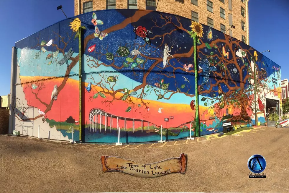 Iconic Mural Being Painted Over In Downtown Lake Charles