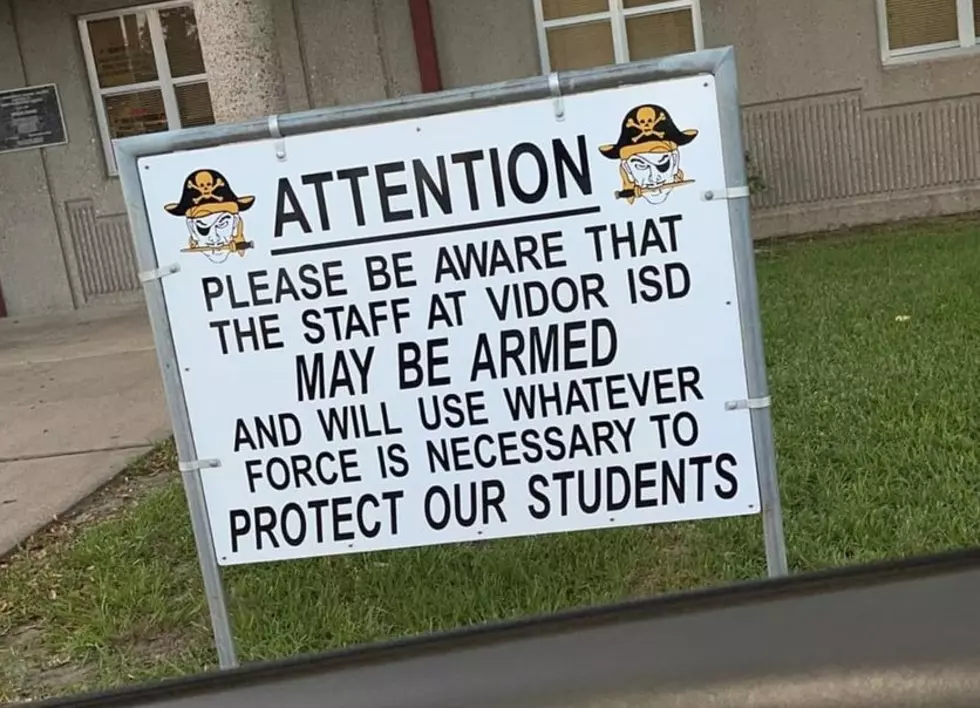 Deweyville and Vidor Schools Show “Armed Staff” Signs On Campus