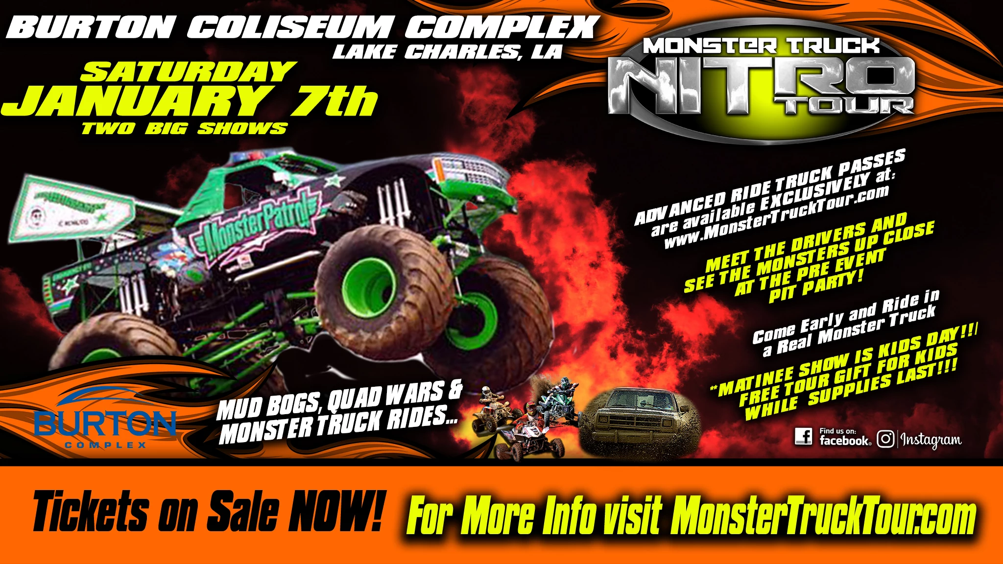Monster Truck Nitro Tour 'Glow Show' rolls into town - American Press