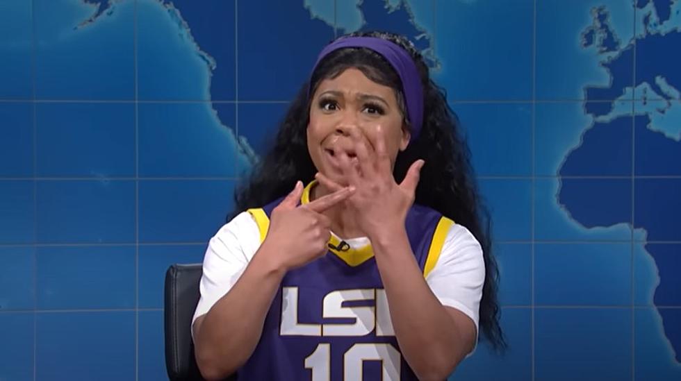 NBC's Saturday Night Live Spoofs LSU's Angel Reese