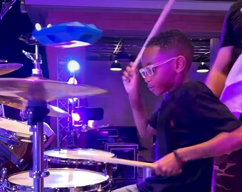 Watch This Kid Crush The Drums While Playing With A Zydeco Band 