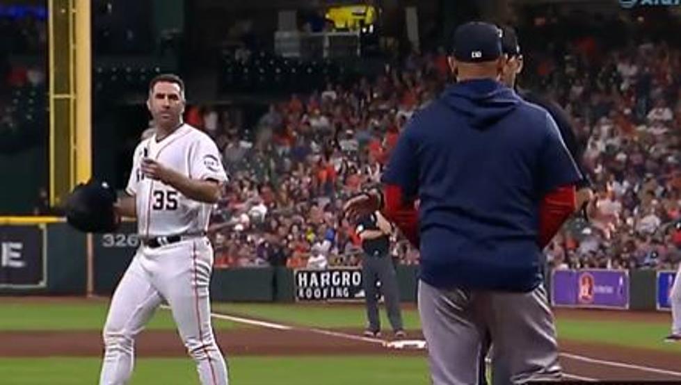 Hot Mic Picks Up Astros Justin Verlander Hollering NSFW Phrase to Red Sox Manager [VIDEO]