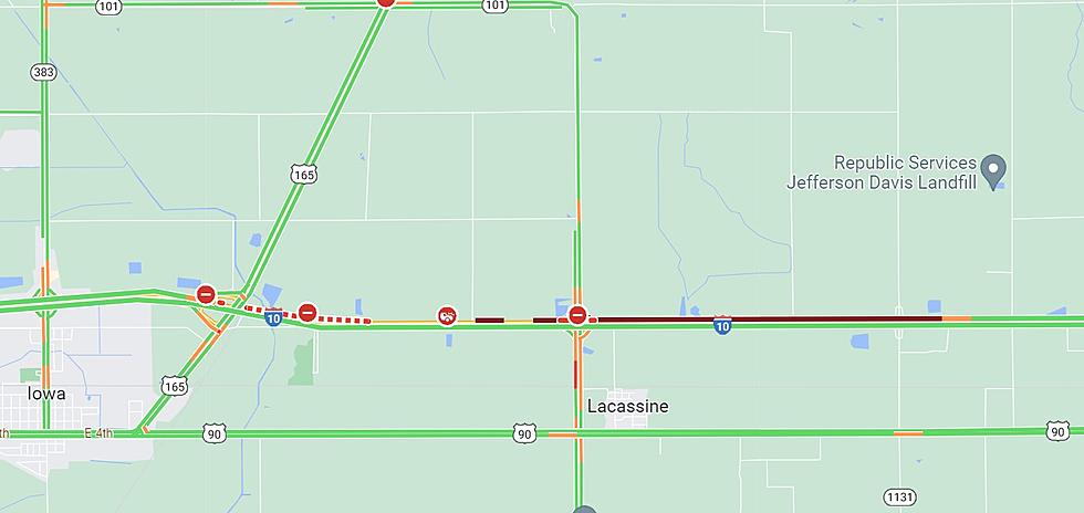 I-10 Westbound Currently Closed By Lacassine, Louisiana