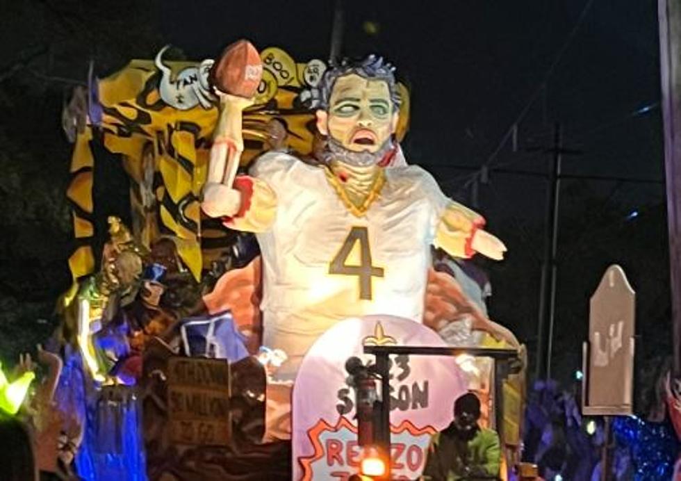 New Orleans Mardi Gras Parade Floats Tease Louisiana Sports Figures