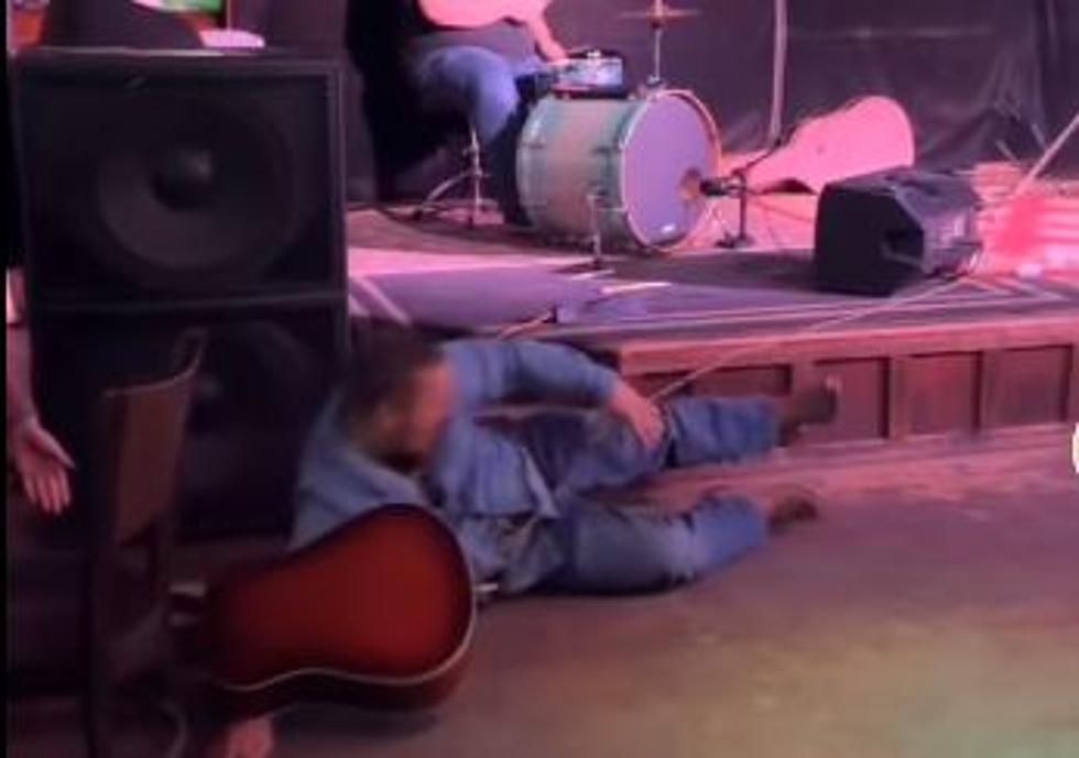 Caught On Video: Guitar Player Falls Off Stage At Texas Bar