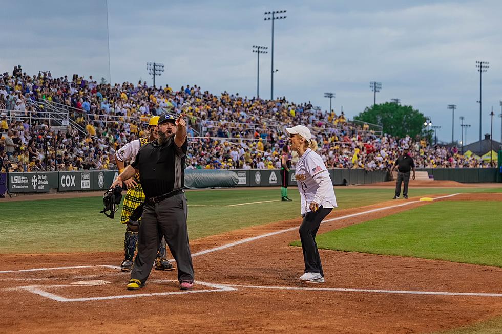 Mulkey Throws Out First Pitch At Bananas Game In Hilarious Way