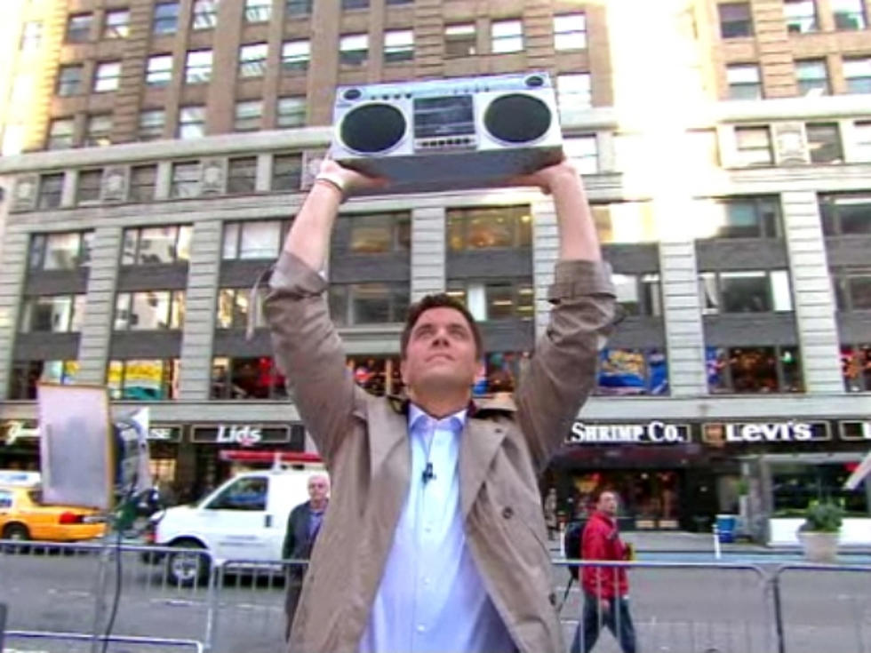 Josh Elliott Recreates Iconic ‘Say Anything’ Boombox Scene on ‘GMA’ [VIDEO]