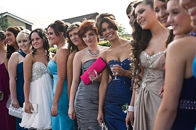 High school prom girls hot sale