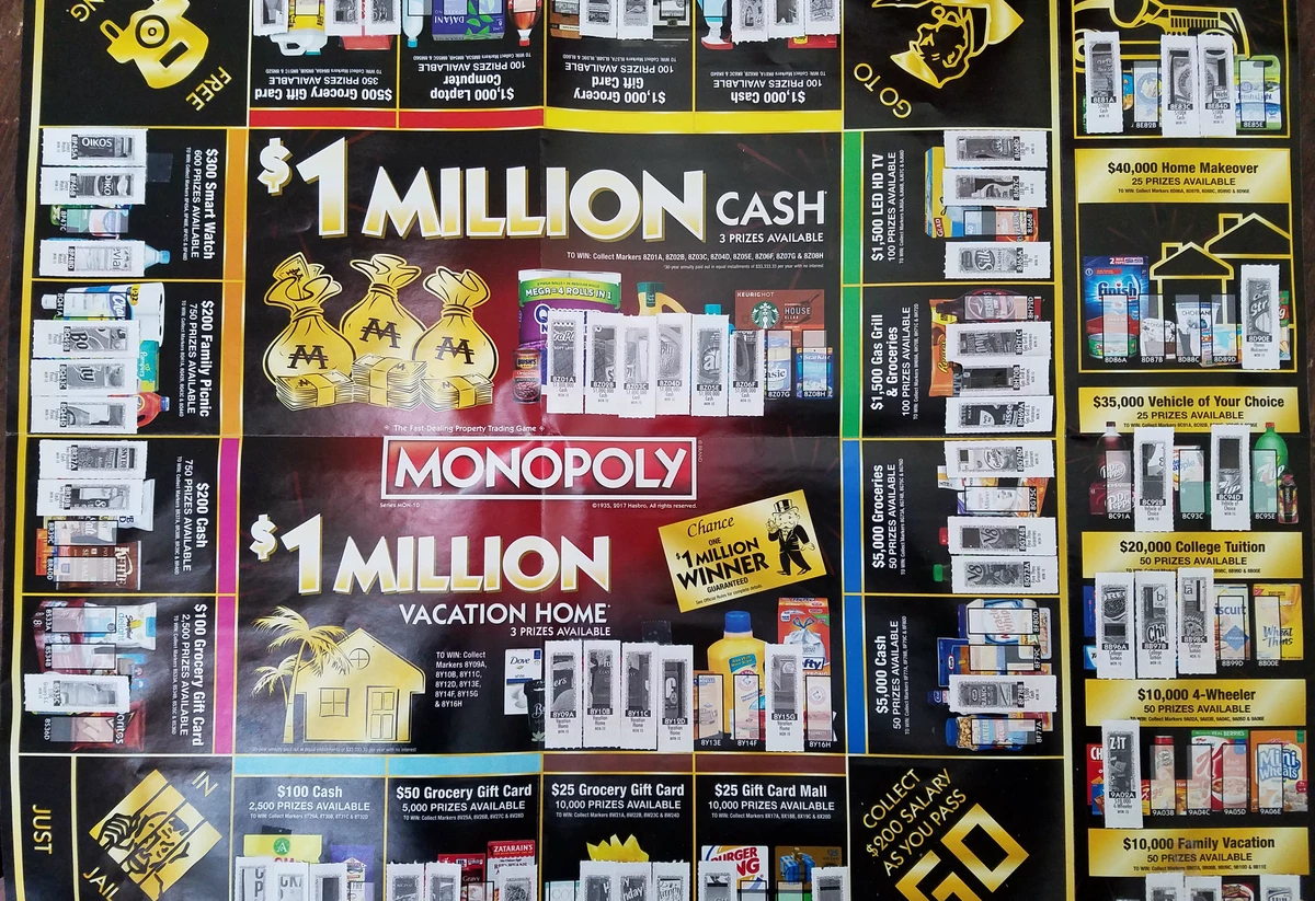 Safeway Monopoly 2017: Montana's Got Some Big Winners, Just Not Me