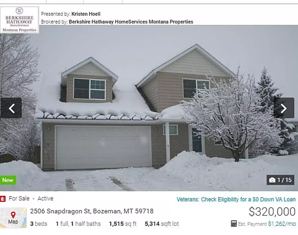 Least Expensive House in Bozeman is $320,000 (January 2018)