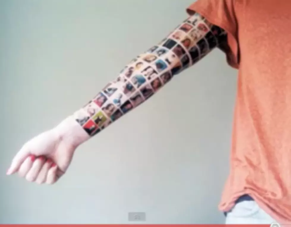 UPDATE:  A HOAX-Woman Gets 152 Facebook Friends Tattooed On Her Body