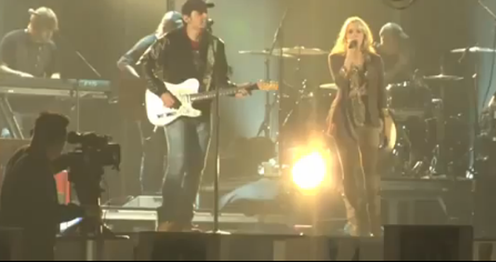 Get a Sneak Peak At CMA Rehearsals With Co-Hosts Brad Paisley & Carrie Underwood [VIDEO]