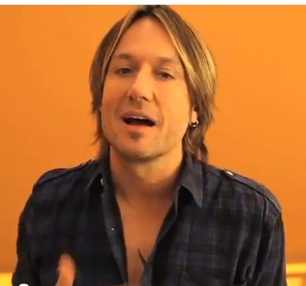 Keith Urban Says Thanks Before Going On Complete Vocal Lock-Down [VIDEO]