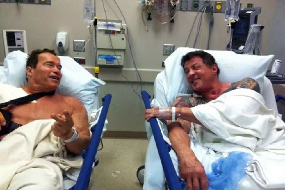 Arnold Schwarzenegger and Sylvester Stallone In Surgery Together Is an Action Movie Waiting to Happen