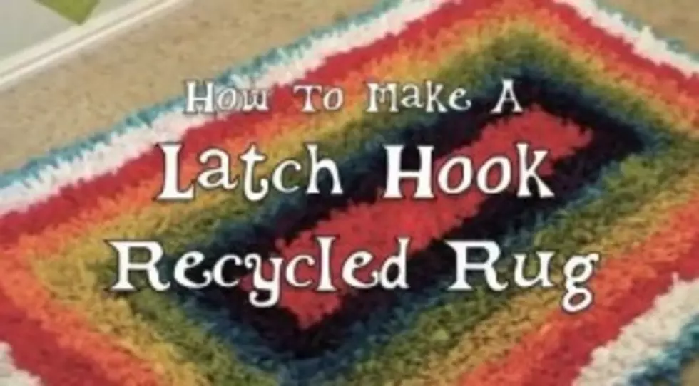 Recycle Your Old T-Shirts Into A Latch Hook Rug: Go Green Spectacular