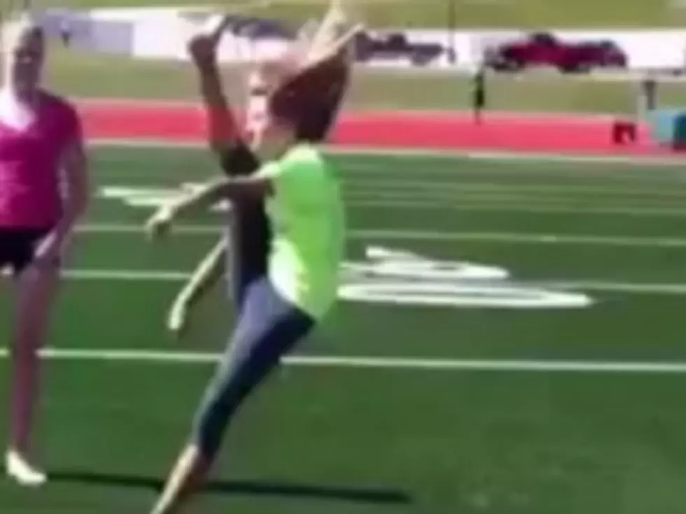 Cheerleader Kicks Herself In The Face And Gets 3 Million Views?