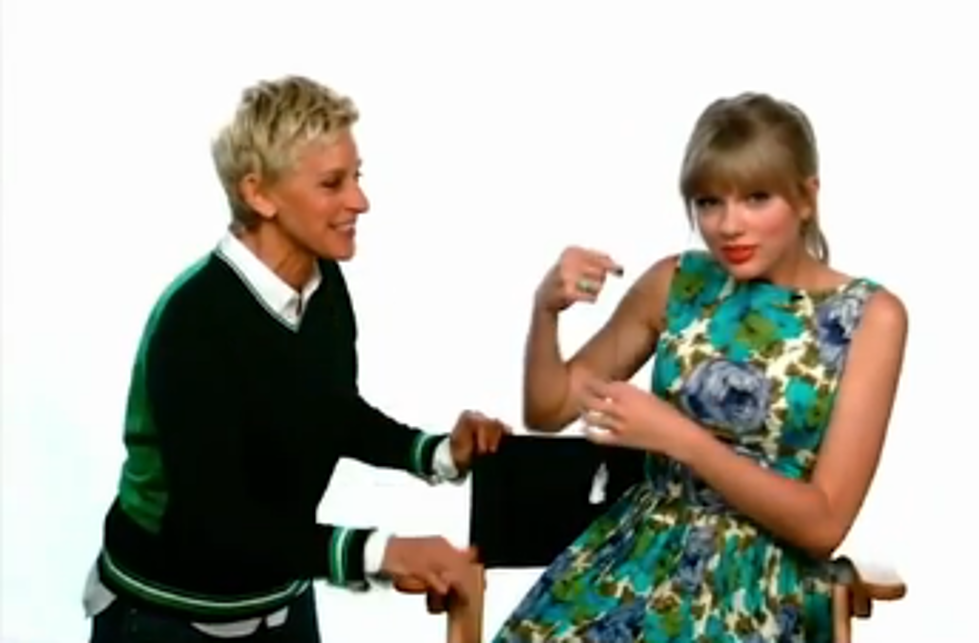 Ellen DeGeneres Scares The Crap Out Of Taylor Swift