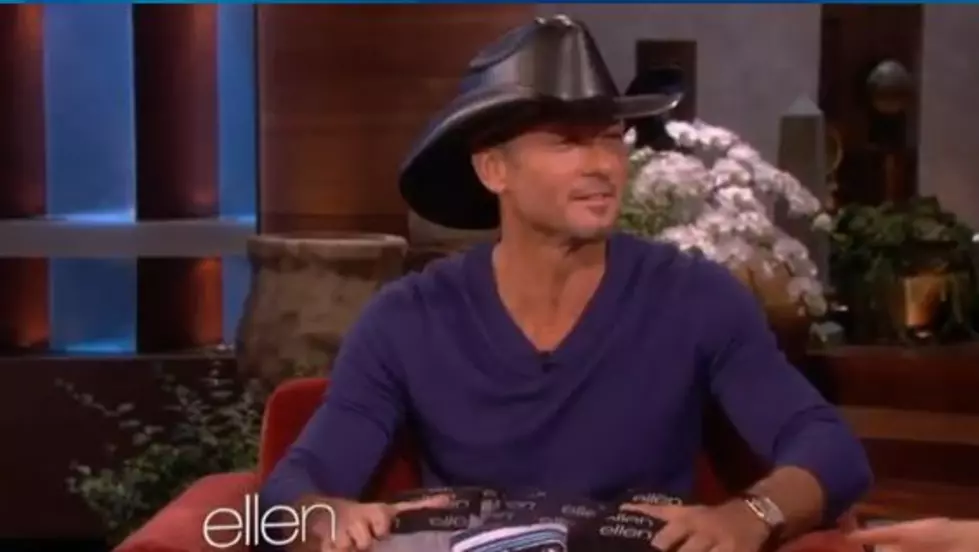 Tim McGraw Embarrasses Daughters, Goes Commando on the Ellen Show