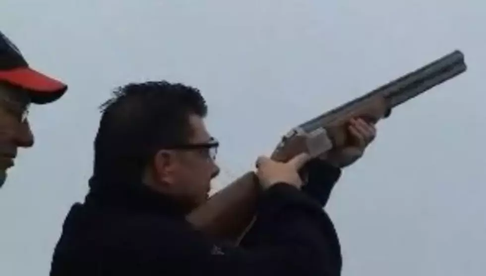First Formal Lesson In Shooting Clay Pigeons [VIDEO]