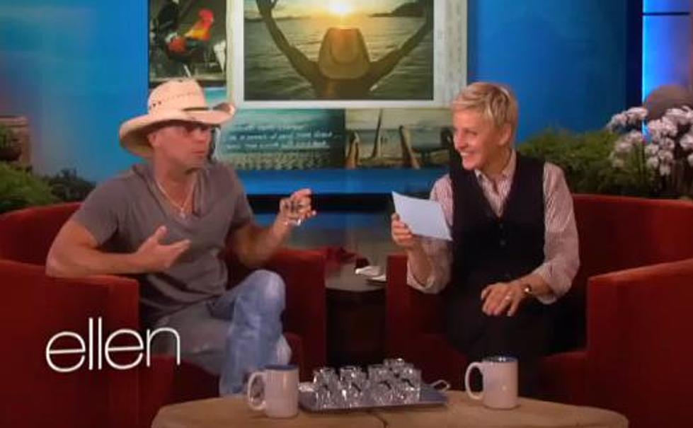 Kenny Chesney Plays A Drinking Game With Ellen [VIDEO]