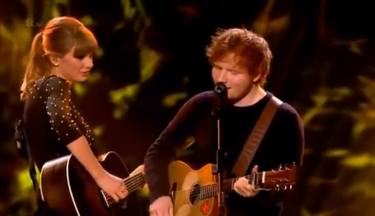 Taylor Swift and Ed Sheeran Duet for the First Time in Front of an