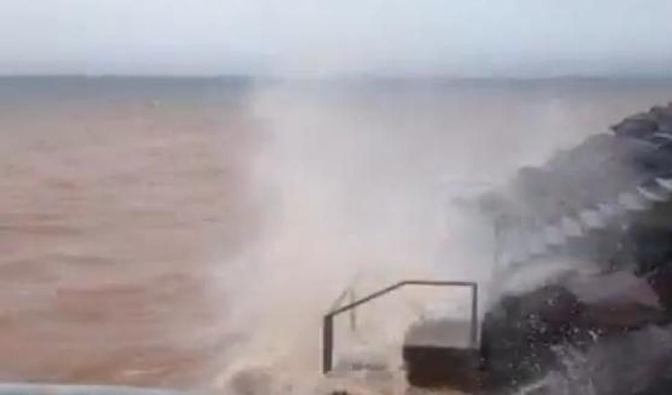 Watch As I Get A Little Too Close to the Big Waves on Lake Superior this Weekend [VIDEO]