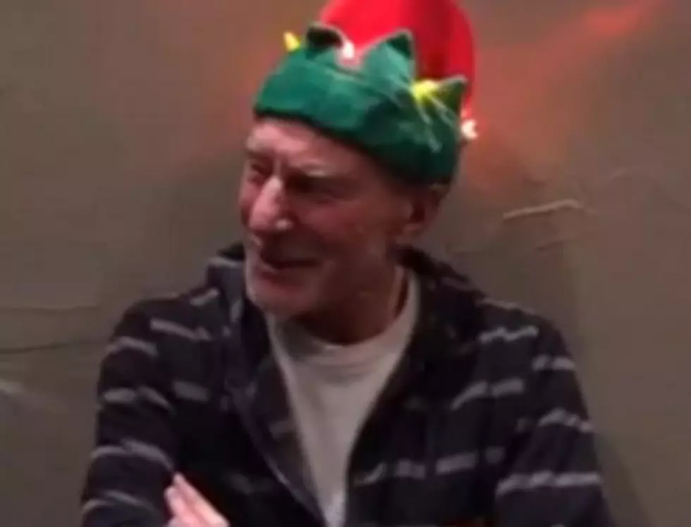 Watch Patrick Stewart Display His Christmas Gift, A Dancing & Singing Hat [VIDEO]