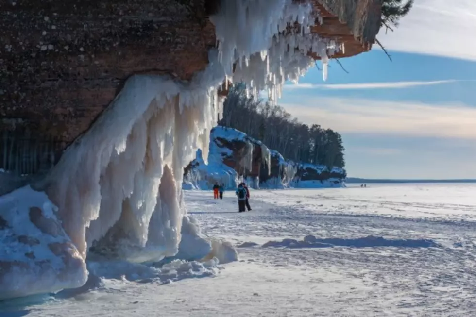 UPDATE:  If Weather Conditions Hold, Lake Superior Ice Caves Near Apostle Islands Could Open For The Weekend