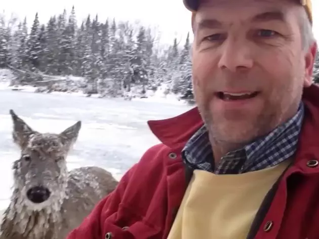 The Man Who Rescued a Deer From Icy Kettle River Receives An Award from PETA