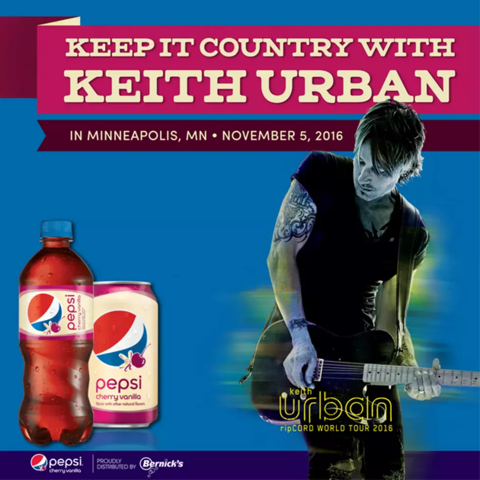 Submit Your Keith Urban Selfies for a Chance to See Keith Urban Live in Minneapolis