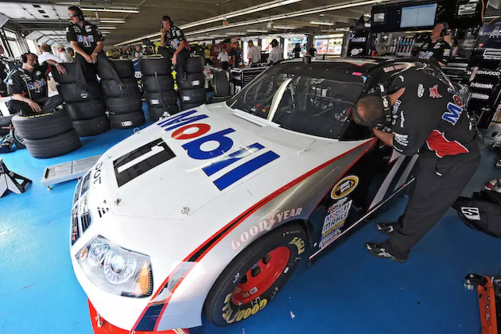 Great Lakes Mobil 1 Lube Express Brings in Tony Stewart’s Replica NASCAR Sprint Cup #14 Chevy for Grand Opening