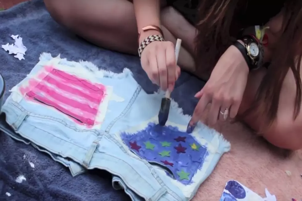 Be Styling In DIY Fourth Of July Inspired Shorts And T-Shirt [VIDEOS]