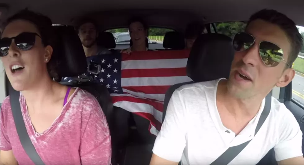 Watch The USA Olympic Swim Team Sing Carpool Karoake [VIDEO]