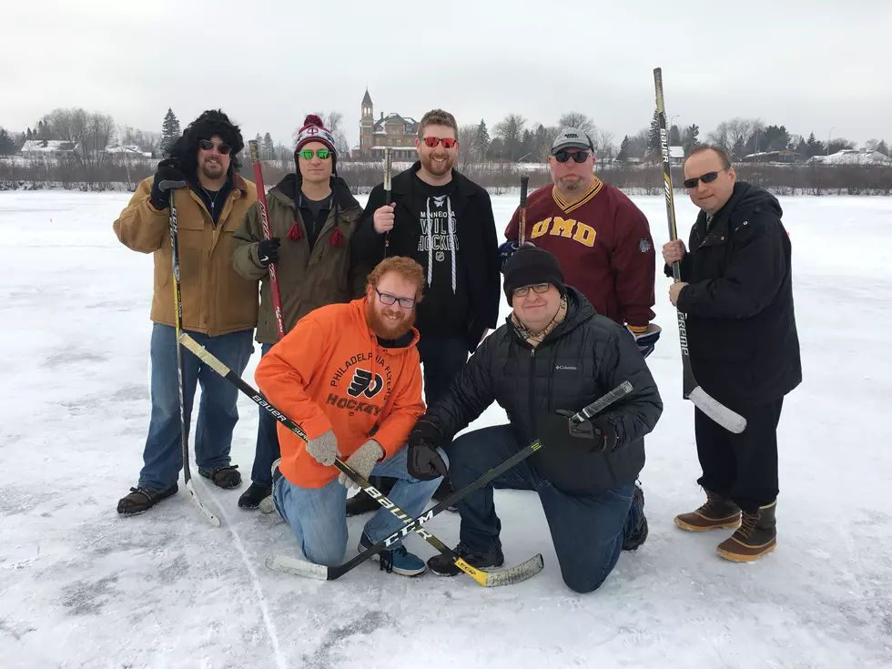 Watch Station DJs Do Battle On the Great Lakes Pond Hockey Rink in Superior [VIDEO]