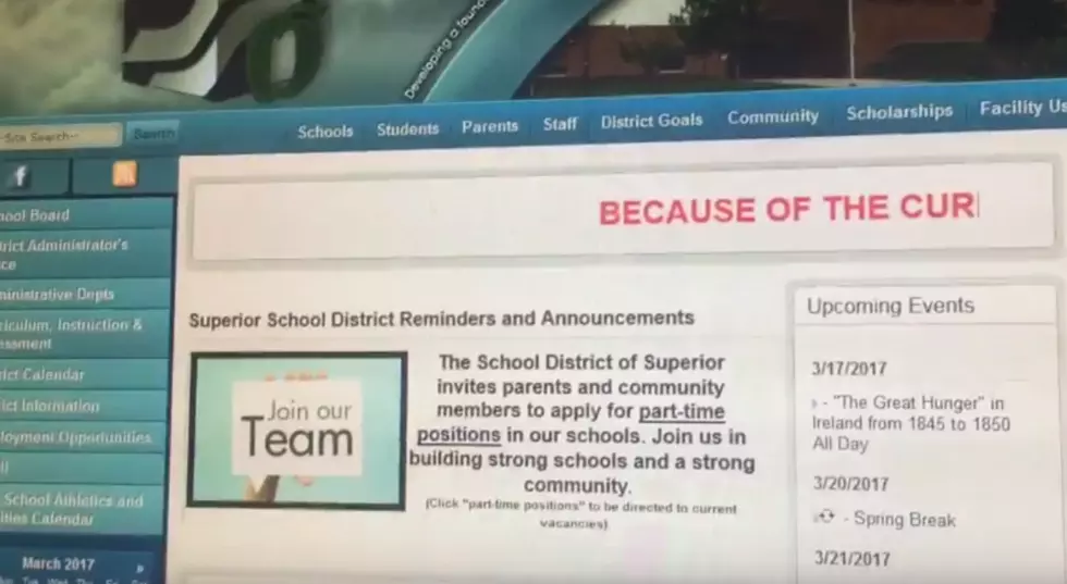 Superior Cancels School, Announces It On Hilariously Slow Announcement Scroll [VIDEO]