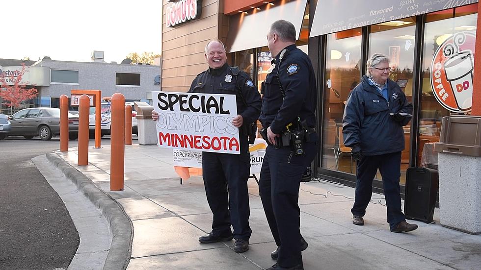 Look For A Cop On A Roof Friday at Dunkin’ Donuts in Duluth