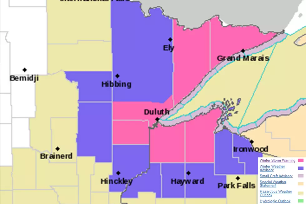 Winter Storm Warning Issued For MN Arrowhead, Head Of The Lake